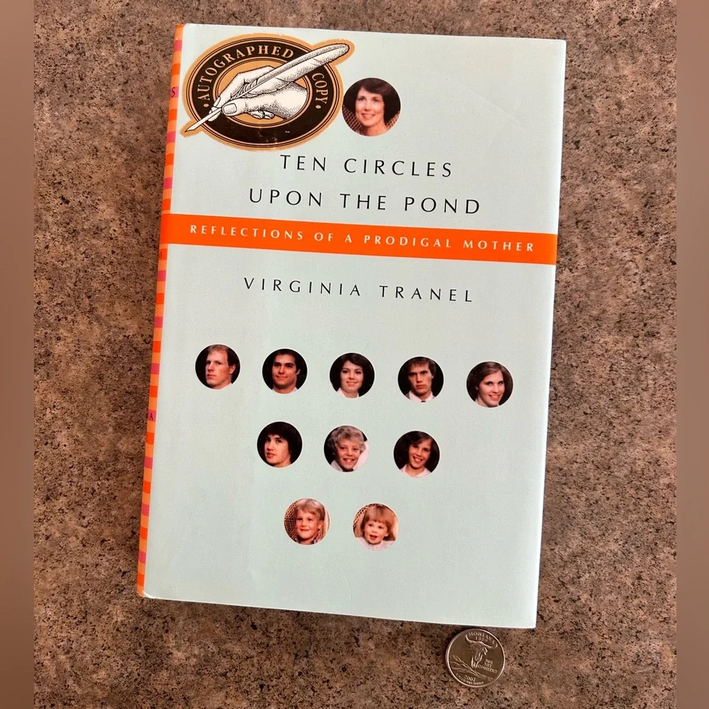 📕 Autographed Ten Circles upon the Pond 1st Ed [Virginia Tranel], Western Decor